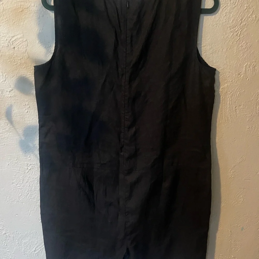 Eileen Fisher Organic Linen Short Romper - Picture 6 of 8